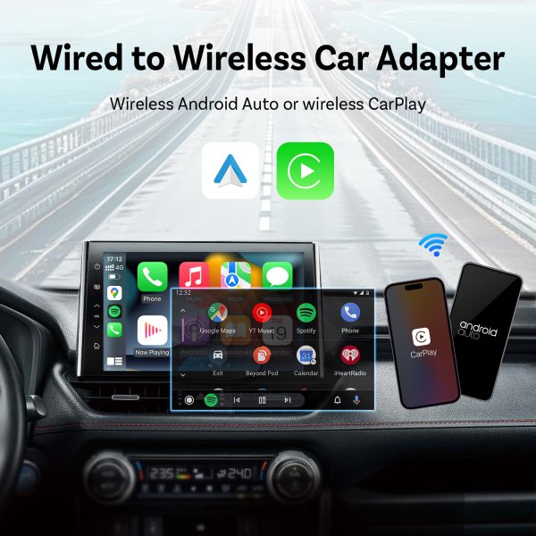 Android Auto Dual Channel USB Drive Wireless - Imagen 3