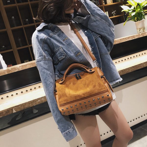 High Quality Big Casual Tote Female Shoulder Bag Soft Bolsas - Imagen 4