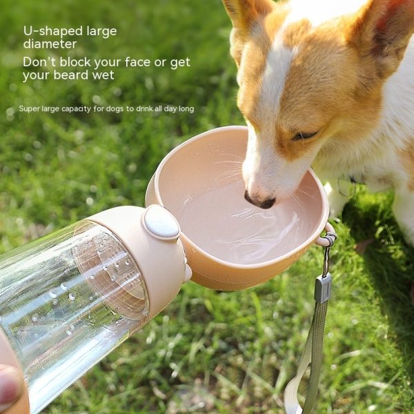 Portable Dog Water Bottle Food And Water Container For Pet Pets Feeder Bowl Outdoor Travel Drinking Bowls Water Dispenser - Imagen 8