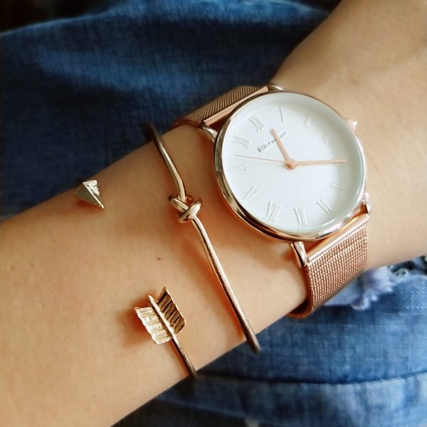 Women's Vintage Cuff Arrow Knotted Bracelet - Imagen 2