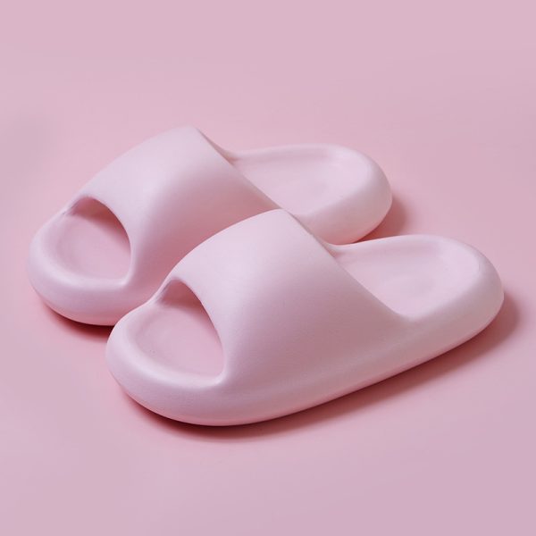 New Bread Shoes Soft Slippers Summer Candy Color Bsthroom Slippers - Imagen 6
