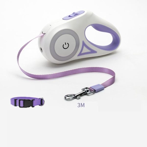Dog Leash Retractable Leash And Dog Collar Spotlight Automatic Pet Dog Cat Traction Rope For Small Medium Dogs Pet Product - Imagen 9