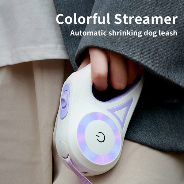 Dog Leash Retractable Leash And Dog Collar Spotlight Automatic Pet Dog Cat Traction Rope For Small Medium Dogs Pet Product - Imagen 3
