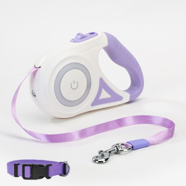 Dog Leash Retractable Leash And Dog Collar Spotlight Automatic Pet Dog Cat Traction Rope For Small Medium Dogs Pet Product - Imagen 6