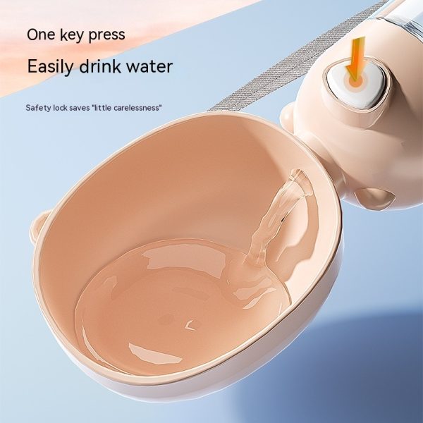 Portable Dog Water Bottle Food And Water Container For Pet Pets Feeder Bowl Outdoor Travel Drinking Bowls Water Dispenser - Imagen 4