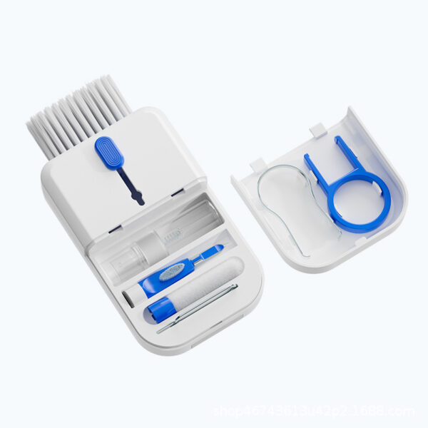 Kit de Limpieza Portátil 11 en 1 – Cepillo para Teclado, Pantalla de Teléfono, Auriculares y Más con Caja de Almacenamiento  - Imagen 3