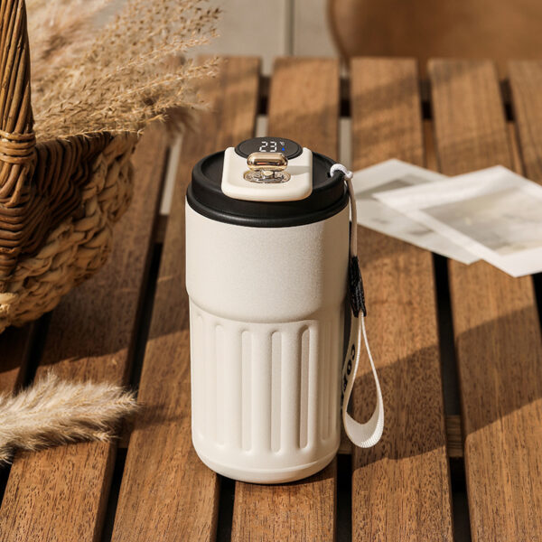 Botella Térmica Inteligente Digital 450ml – Acero Inoxidable Doble Capa | Mantiene Frío o Caliente, Ideal para Viaje, Oficina y Deporte - Imagen 10