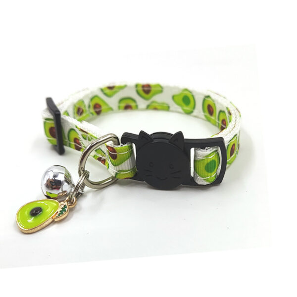 Collar para Gato con Cascabel y Diseño de Frutas – Ajustable, Cómodo y Seguro para Todas las Temporadas (Fresa, Cereza, Aguacate, Sandía, Piña) - Imagen 4