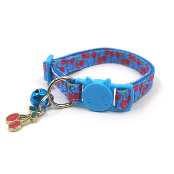Collar para Gato con Cascabel y Diseño de Frutas – Ajustable, Cómodo y Seguro para Todas las Temporadas (Fresa, Cereza, Aguacate, Sandía, Piña) - Imagen 7