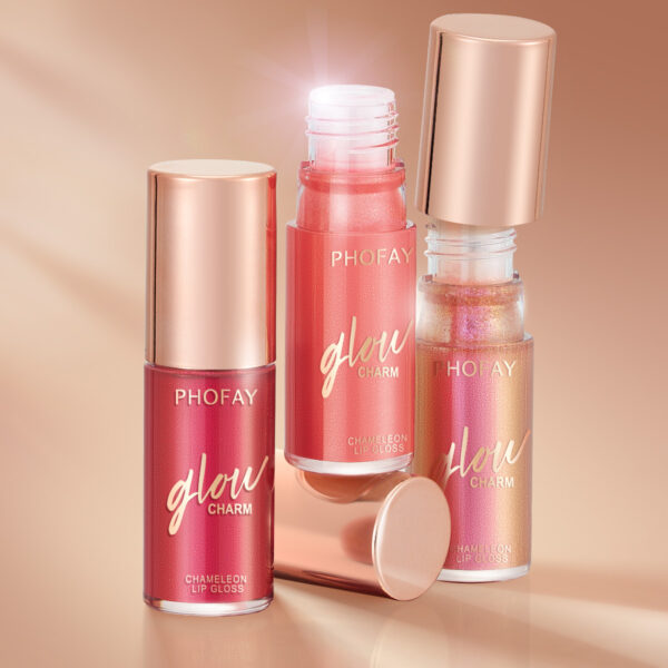 Brillo Labial Hidratante PHOFAY Moisturizing Shimmer Lip Gloss – 7,5 ml de Color y Brillo Radiant - Imagen 8