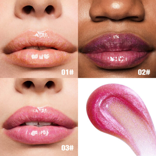 Brillo Labial Hidratante PHOFAY Moisturizing Shimmer Lip Gloss – 7,5 ml de Color y Brillo Radiant - Imagen 4