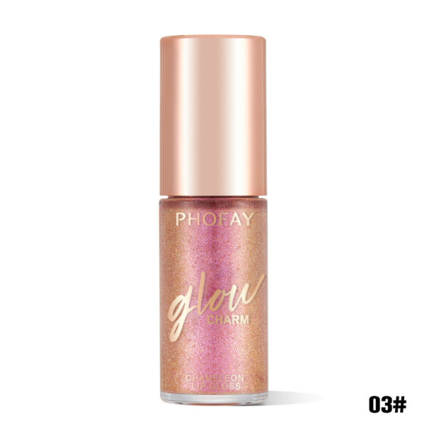 Brillo Labial Hidratante PHOFAY Moisturizing Shimmer Lip Gloss – 7,5 ml de Color y Brillo Radiant - Imagen 6