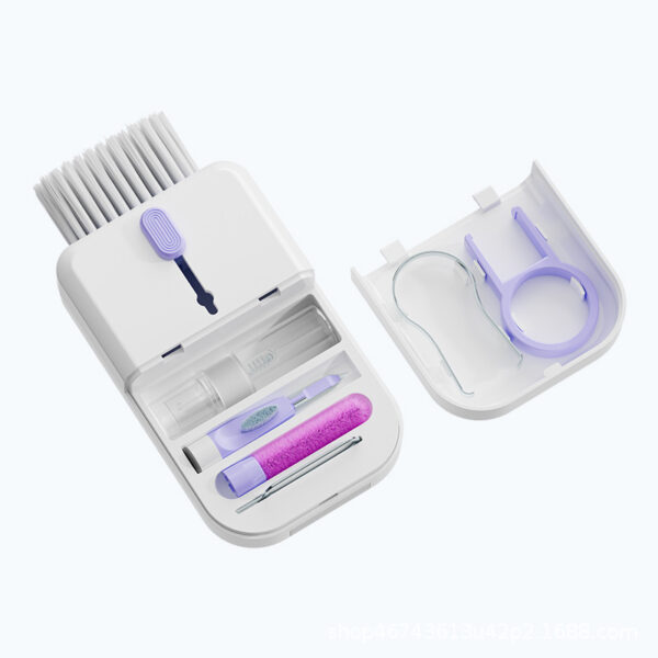 Kit de Limpieza Portátil 11 en 1 – Cepillo para Teclado, Pantalla de Teléfono, Auriculares y Más con Caja de Almacenamiento  - Imagen 2