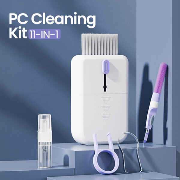 Kit de Limpieza Portátil 11 en 1 – Cepillo para Teclado, Pantalla de Teléfono, Auriculares y Más con Caja de Almacenamiento  - Imagen 5