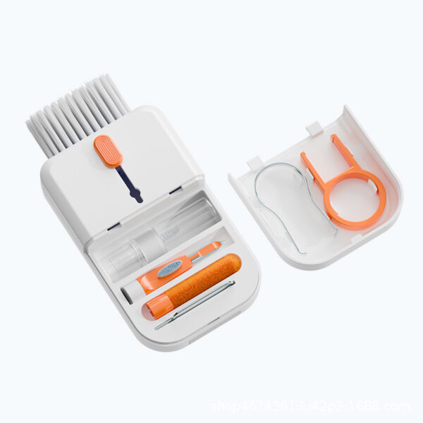 Kit de Limpieza Portátil 11 en 1 – Cepillo para Teclado, Pantalla de Teléfono, Auriculares y Más con Caja de Almacenamiento  - Imagen 8